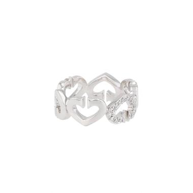 Cartier Coeur et Symbole ring in white gold and diamonds