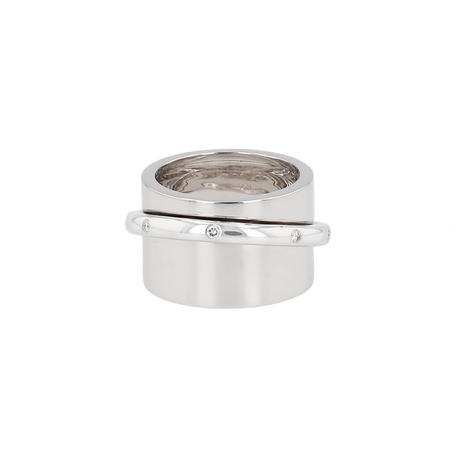 Bague Dinh Van Ariane or blanc diamants occasion