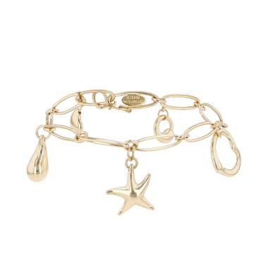 Bracelet Tiffany 
Co Elsa Peretti en or jaune