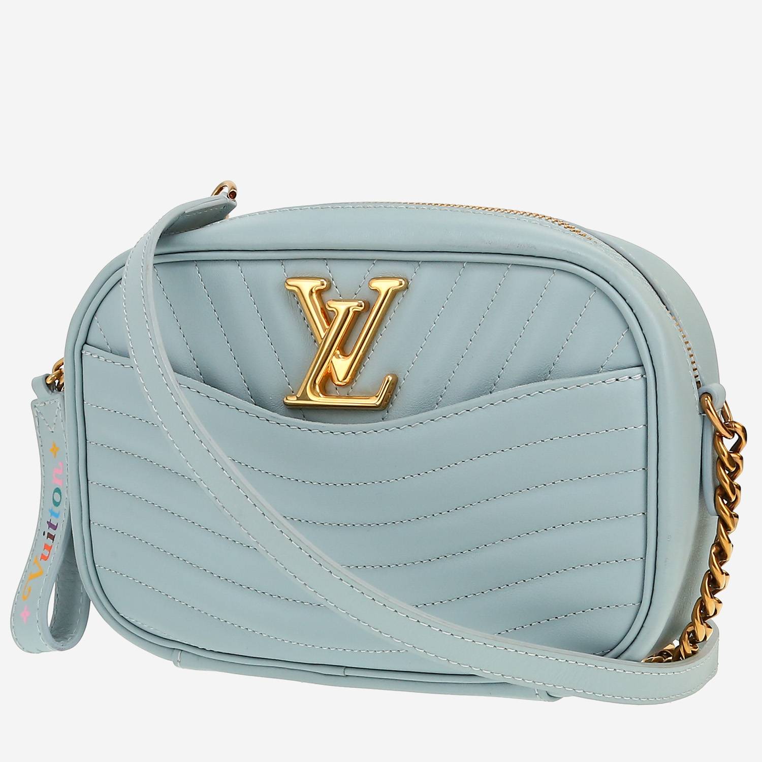 Louis Vuitton  New Wave shoulder bag  in blue quilted leather