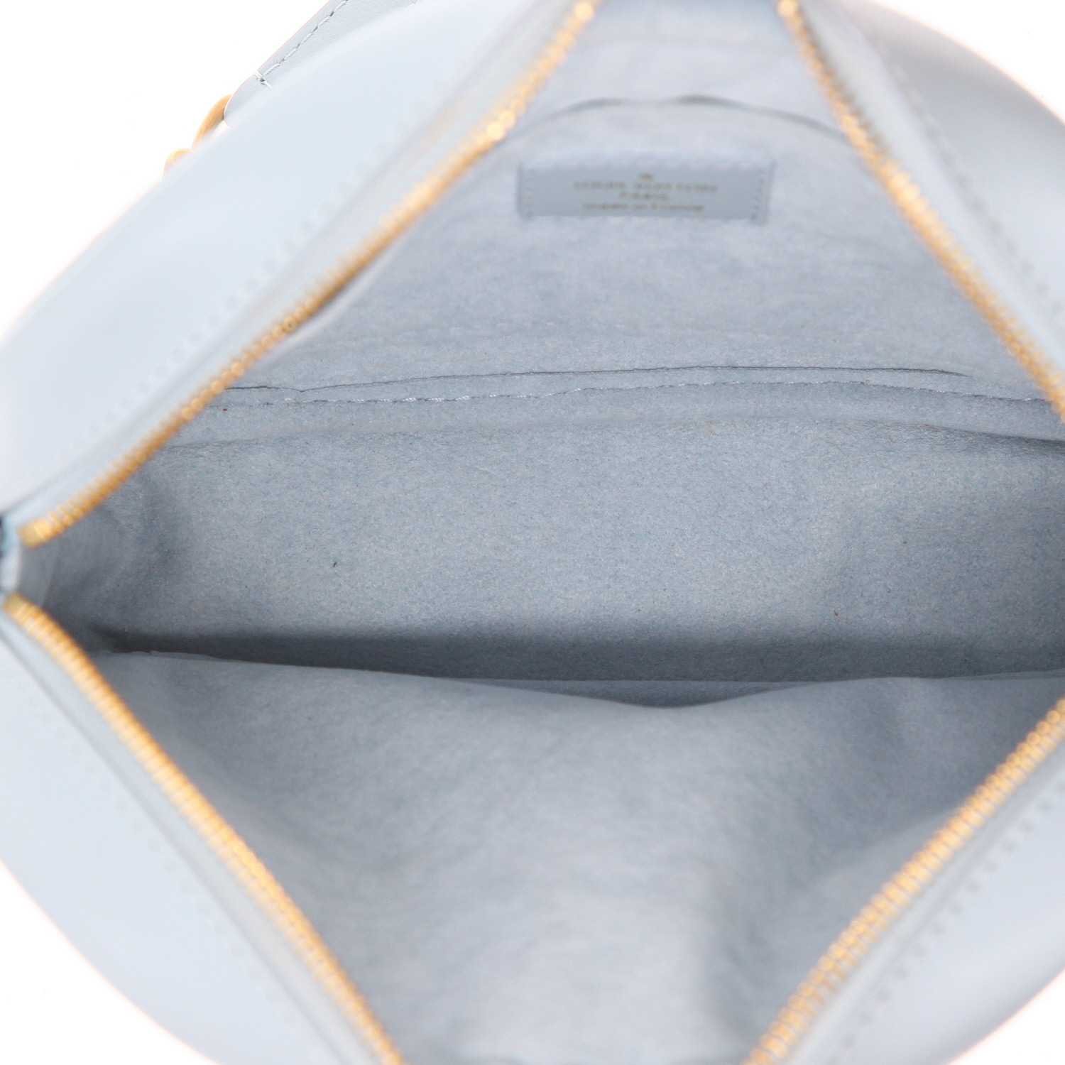 Sac bandoulière Louis Vuitton  New Wave en cuir matelassé bleu - Detail D3