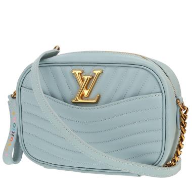 Borsa a tracolla Louis Vuitton  New Wave in pelle trapuntata blu