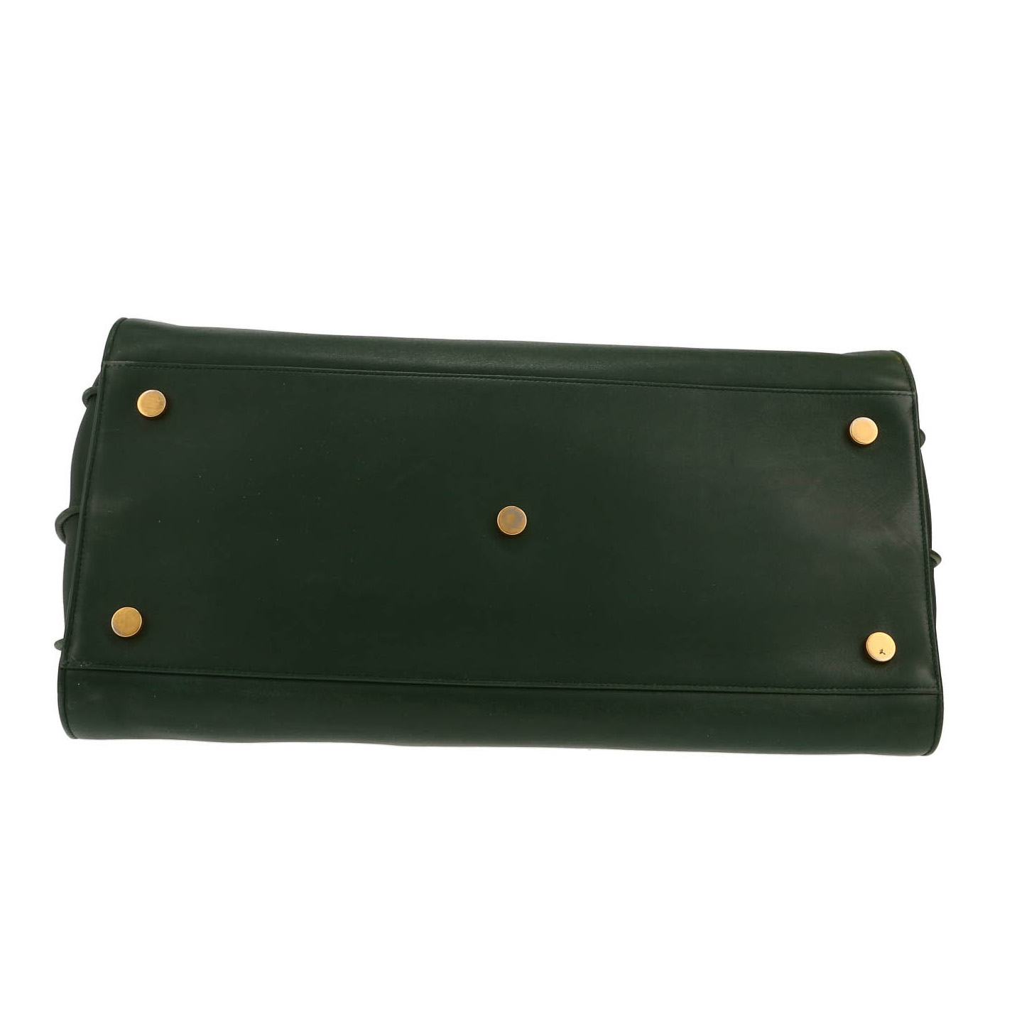 Sac à main Saint Laurent  Sac de jour en cuir vert - Detail D1