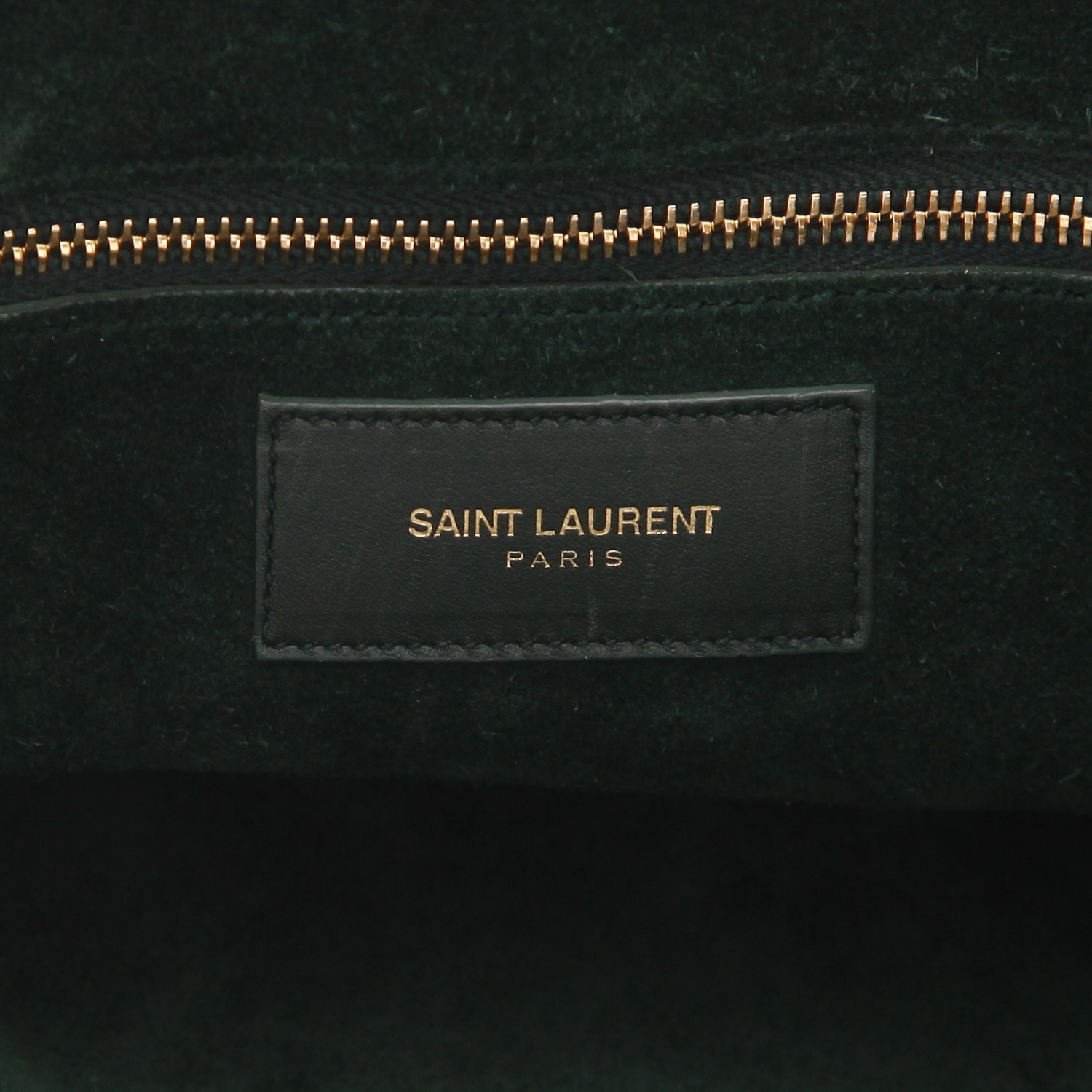 Borsa Saint Laurent  Sac de jour in pelle verde - Detail D2