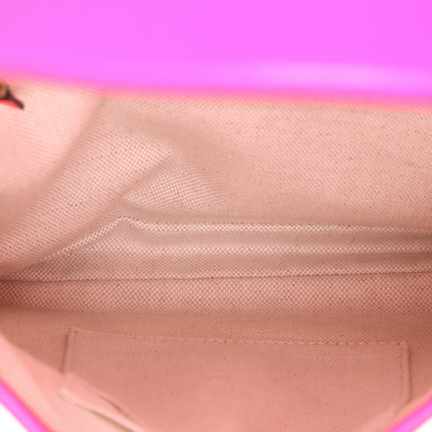 Borsa Gucci  Jackie in tela beige e pelle rosa - Detail D3