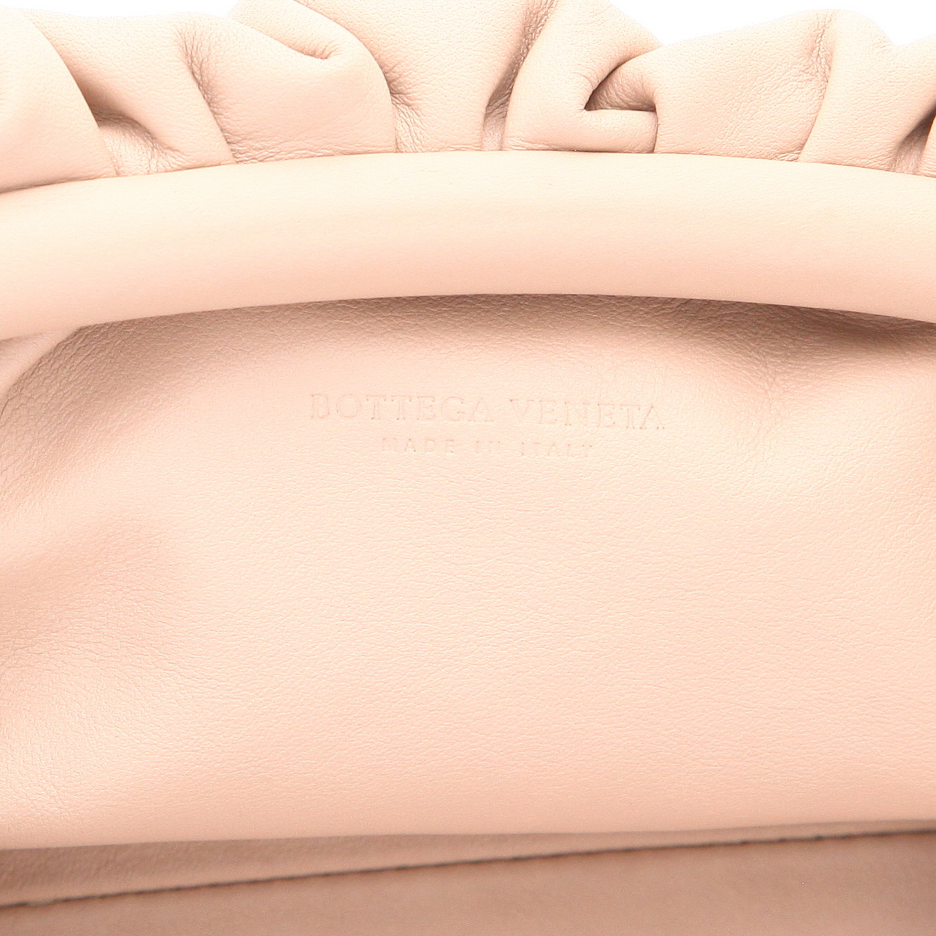 Borsa a tracolla Bottega Veneta  Pouch in pelle rosa - Detail D2