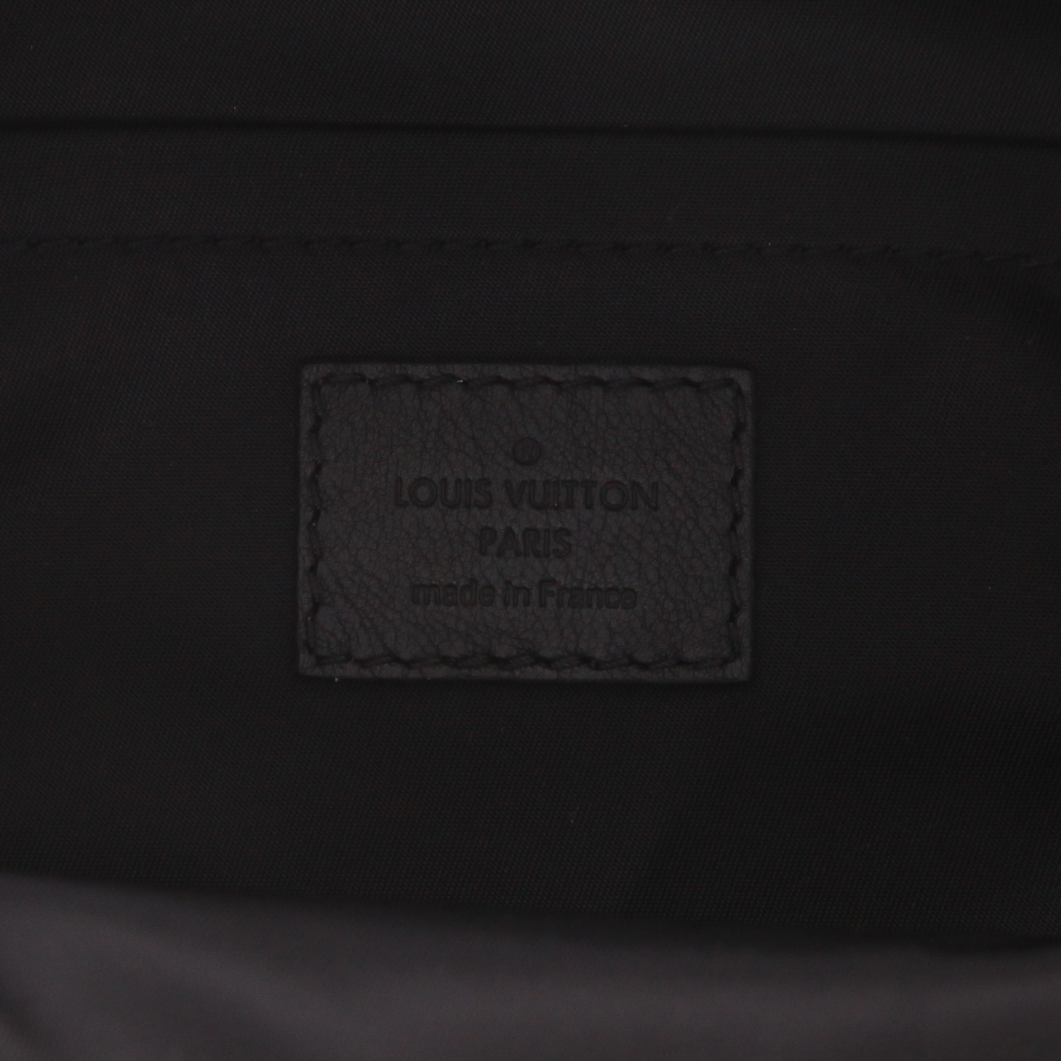 Louis Vuitton  Palm Springs Backpack Mini backpack  in brown monogram canvas  and black leather - Detail D2