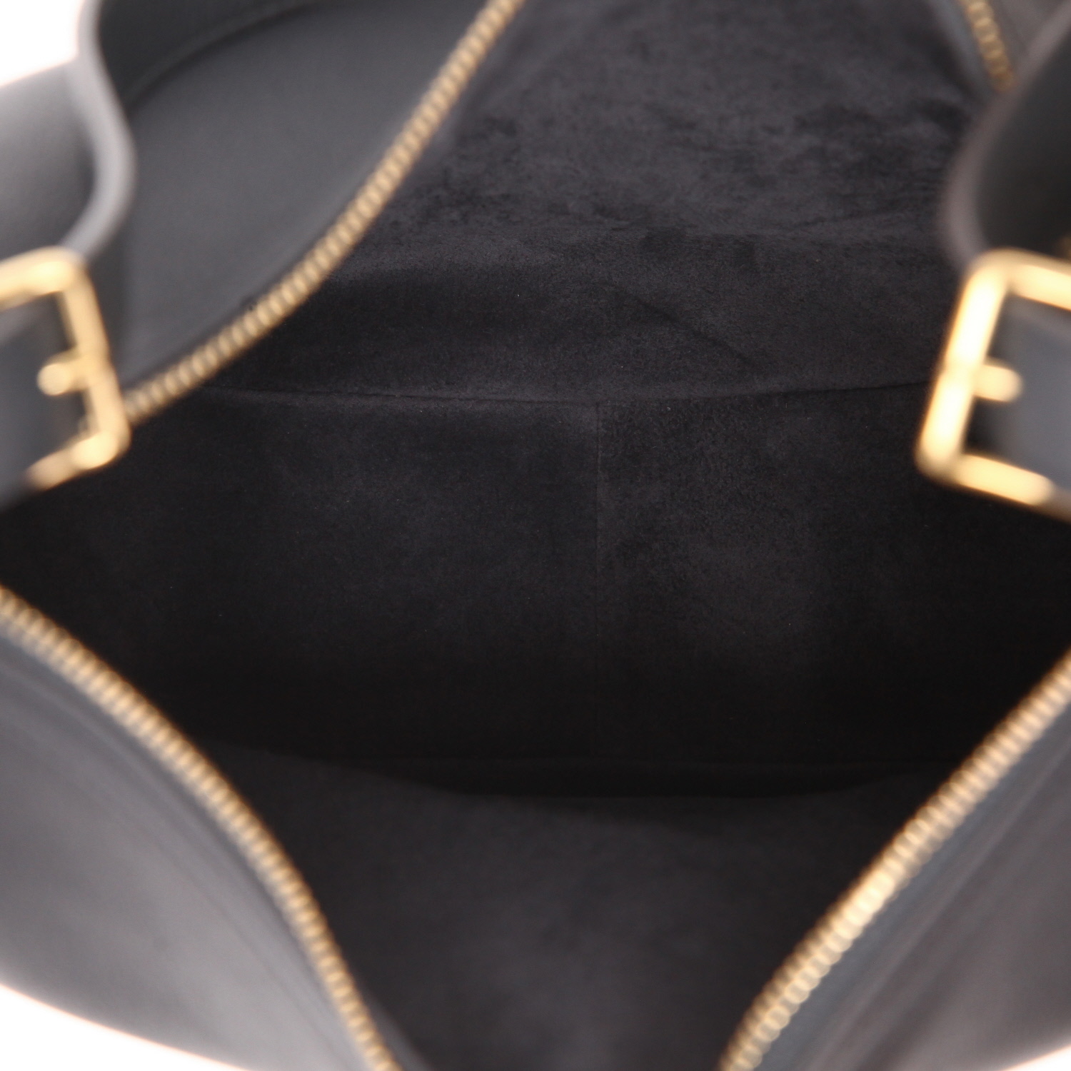 Celine  Heloïse medium model  handbag  in grey grained leather - Detail D3