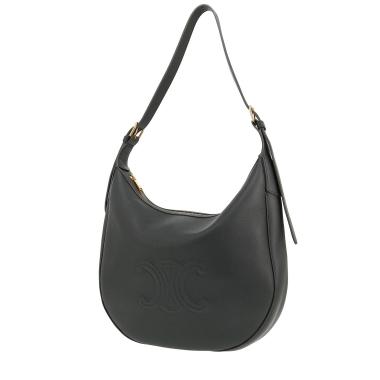 Celine  Heloïse medium model  handbag  in grey grained leather