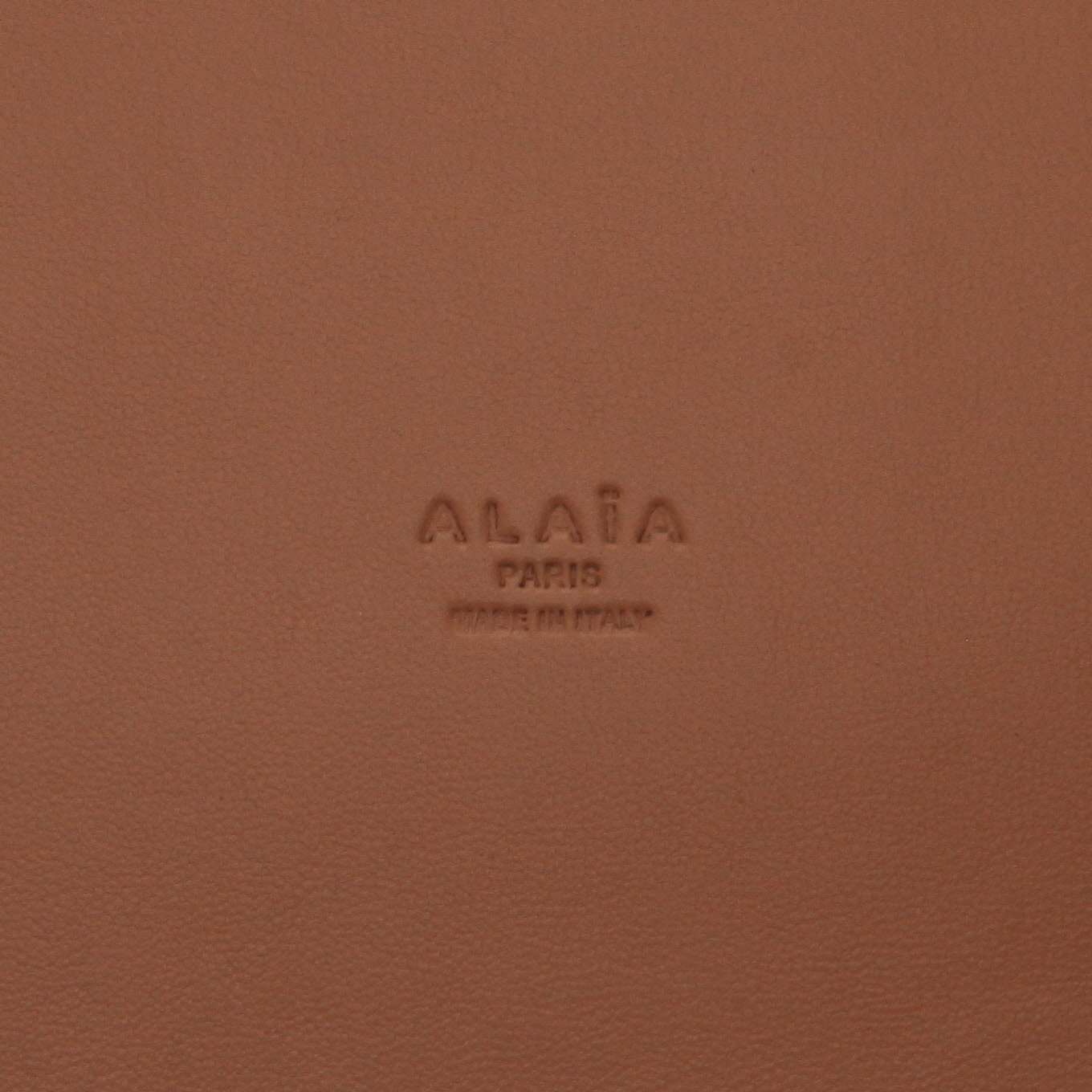 Shopping bag Alaïa  Mina in pelle rosa polvere - Detail D2