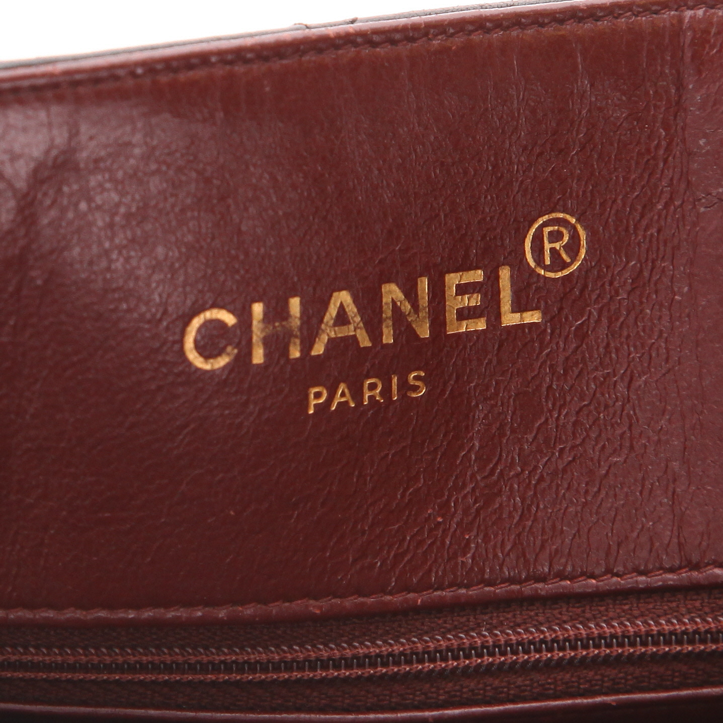 Bolso de mano Chanel  Vintage en cuero acolchado negro - Detail D2