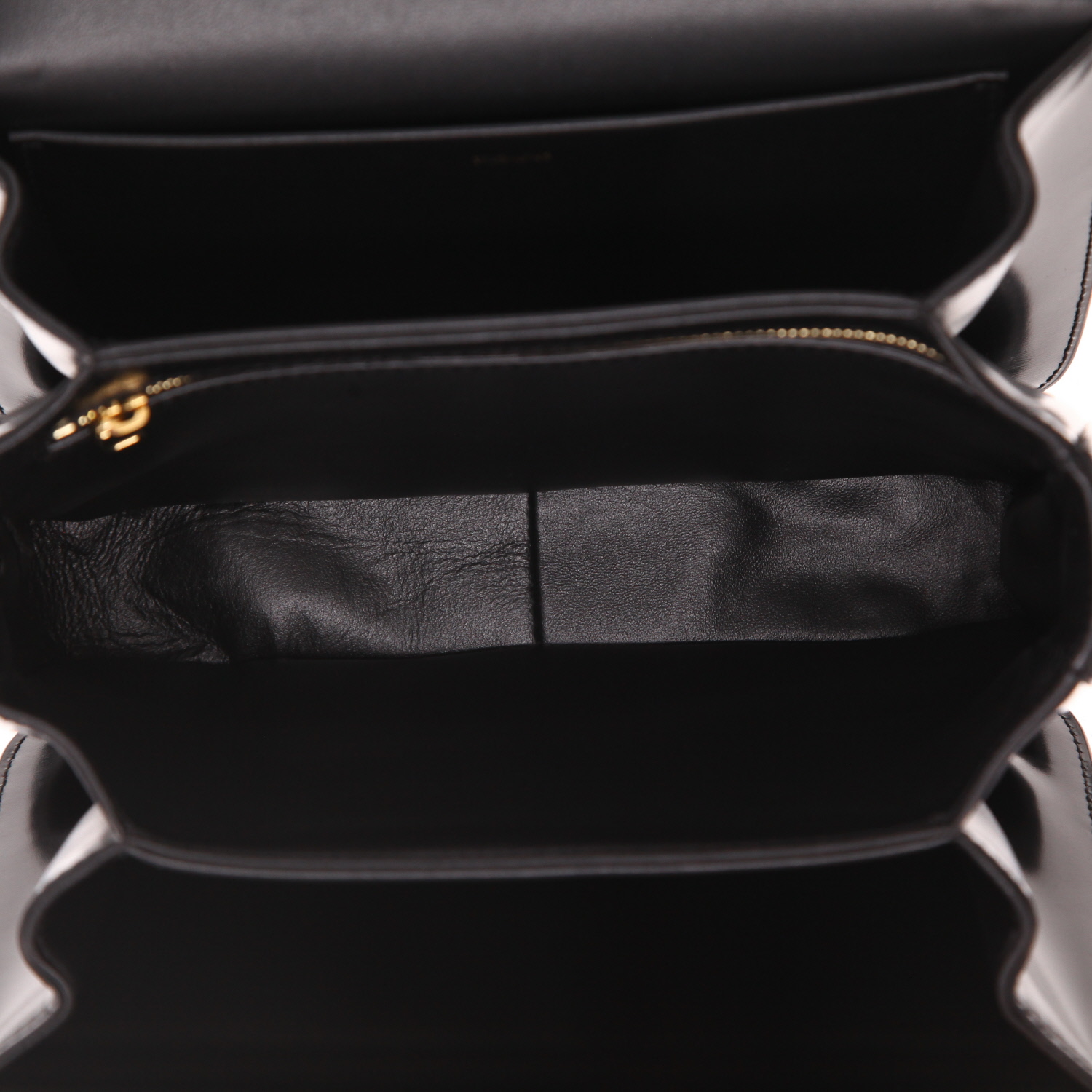 Bolso bandolera Celine  Triomphe en cuero negro - Detail D3