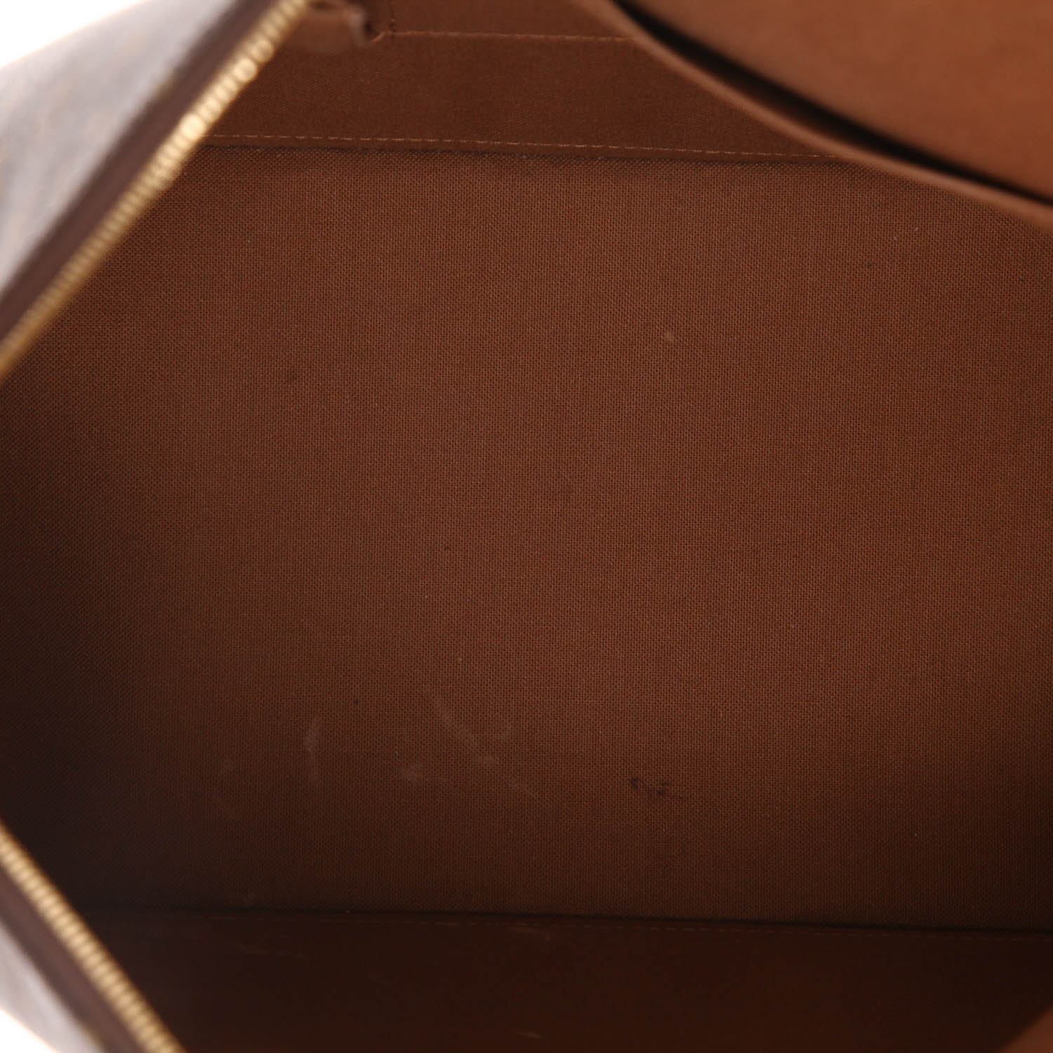 Sac à main Louis Vuitton  Alma en toile monogram marron et cuir naturel - Detail D3