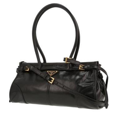 Bolso de mano Prada  Bonnie en cuero negro