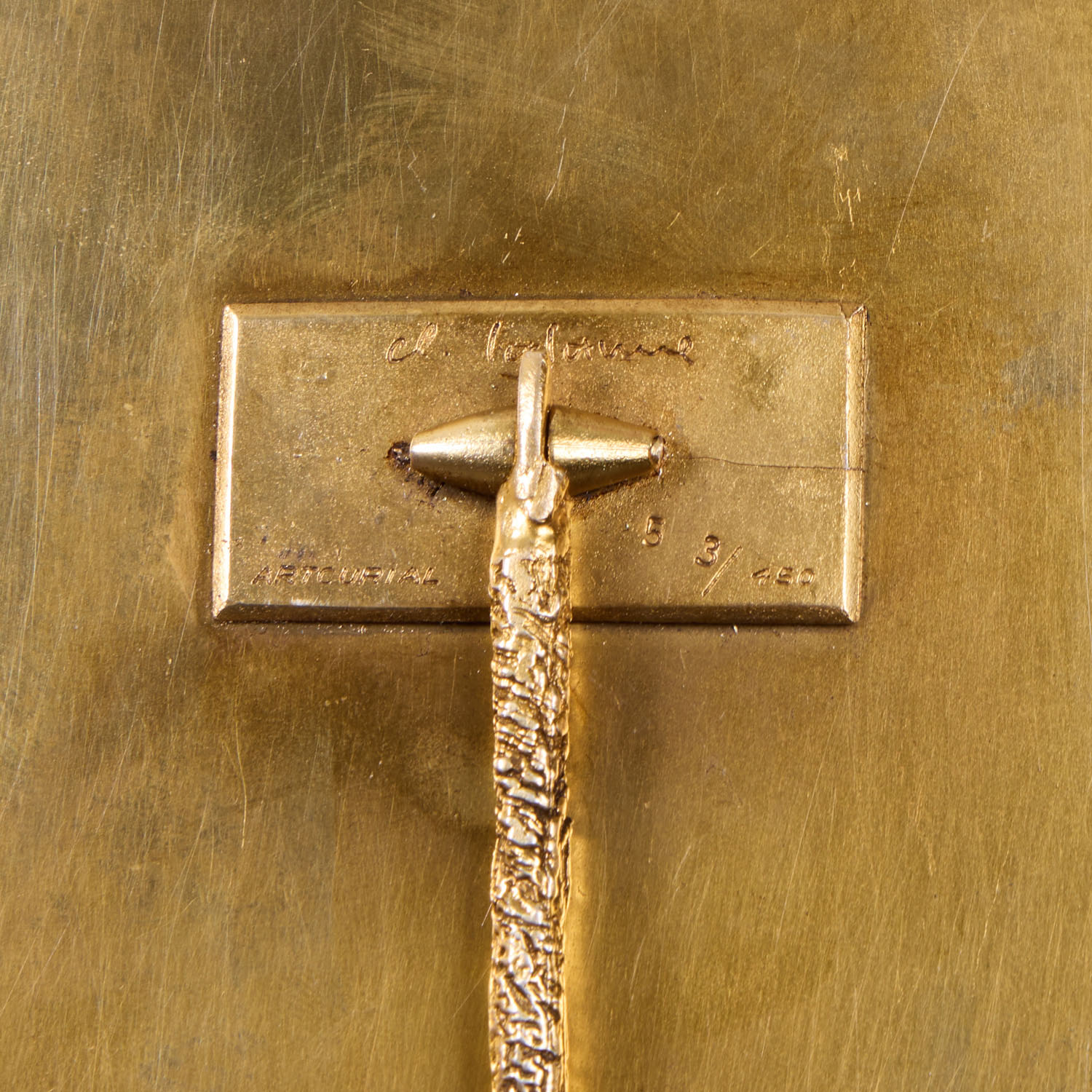 'Gui' mirror - circa 1985 - Artcurial edition - Detail D3
