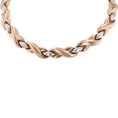 Collana mobile Cartier Arabesque in oro rosa e oro bianco