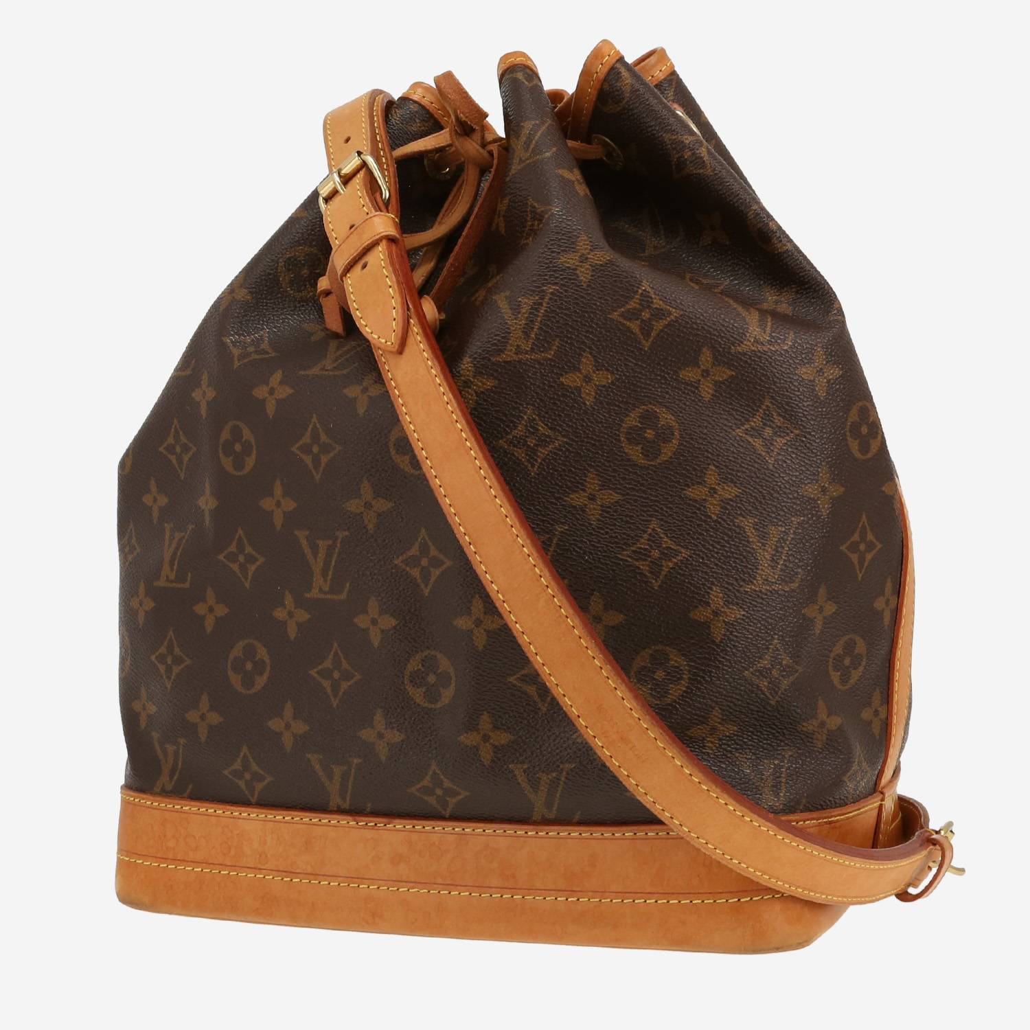 Sac à main Louis Vuitton  Noé en toile monogram marron et cuir naturel