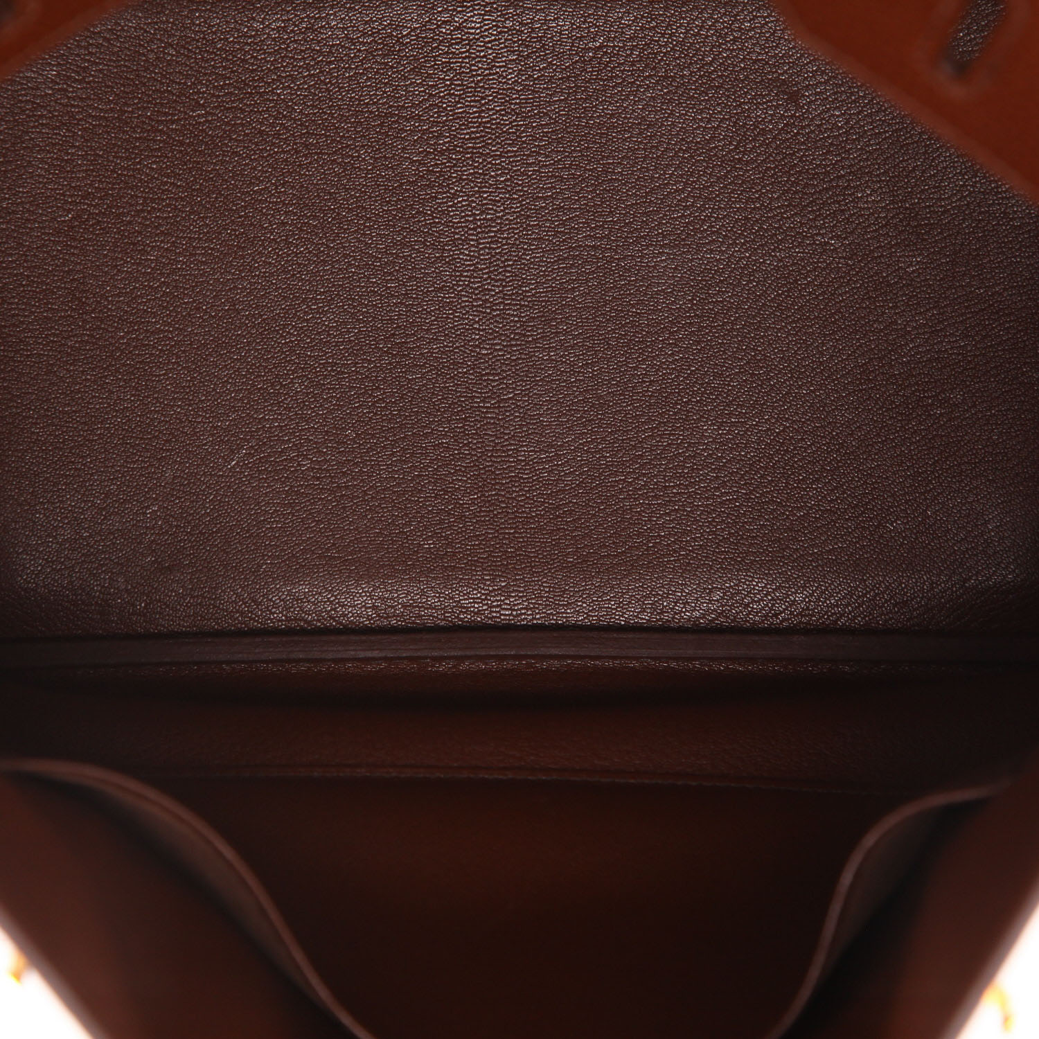 Hermès  Haut à Courroies 32 cm handbag  in brown Ardenne leather - Detail D3