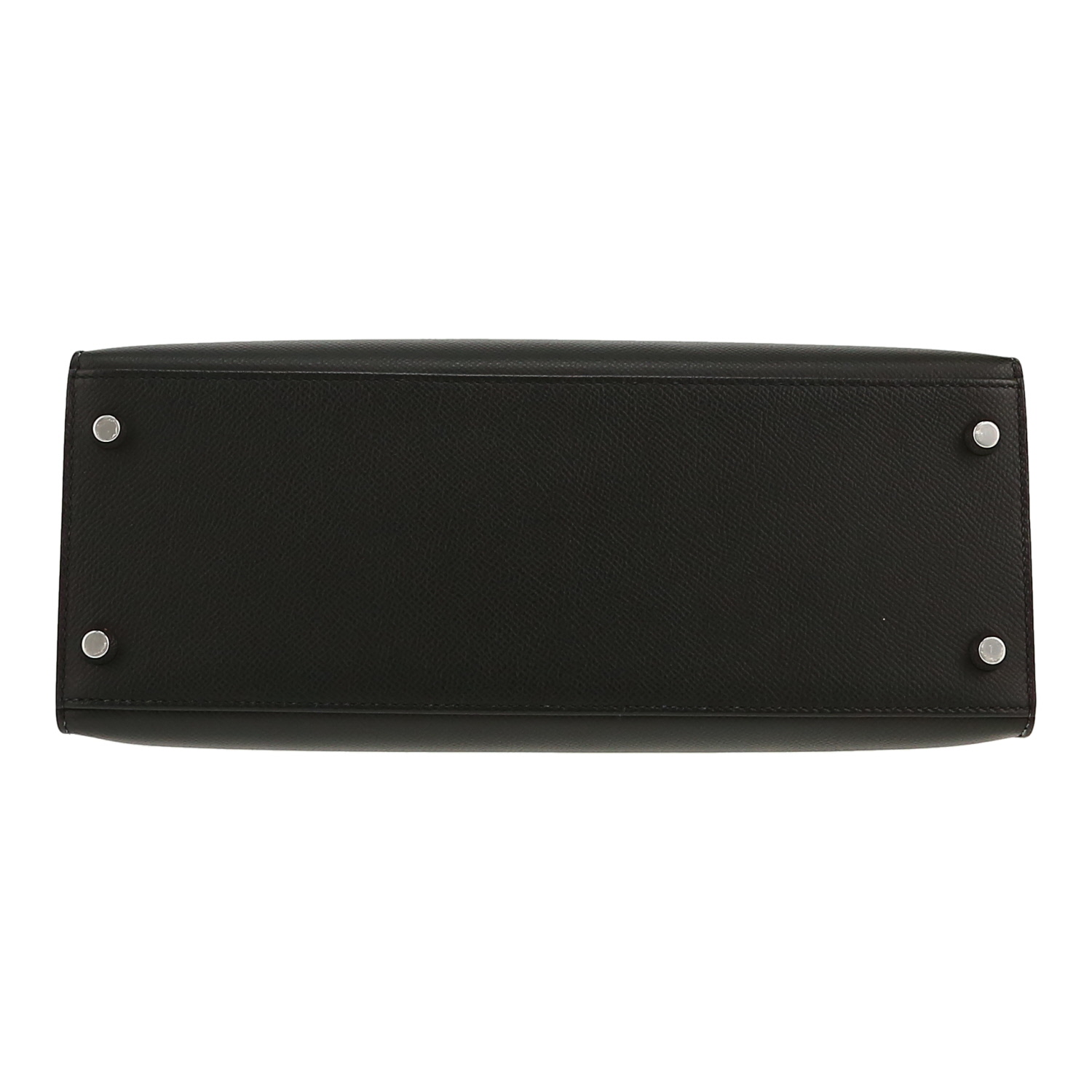 Hermès  Kelly 28 cm handbag  in black epsom leather - Detail D1