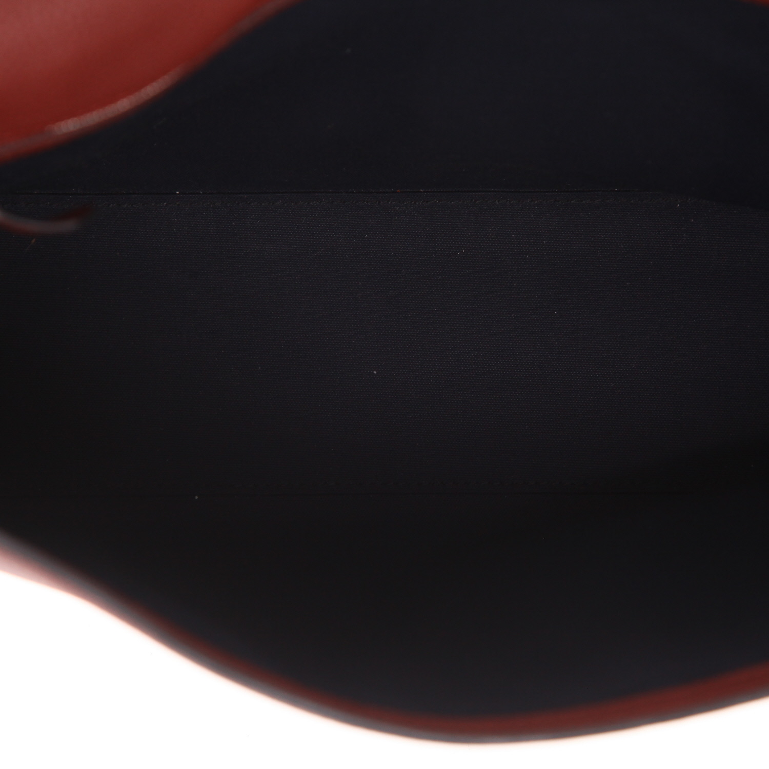 Hermès   shoulder bag  in red H togo leather - Detail D3