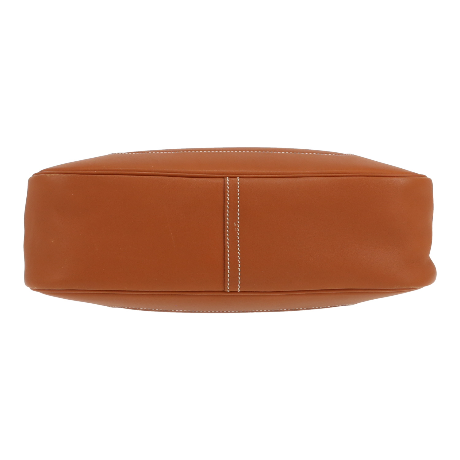 Sac porté épaule ou main Hermès  Trim en cuir Swift gold - Detail D1