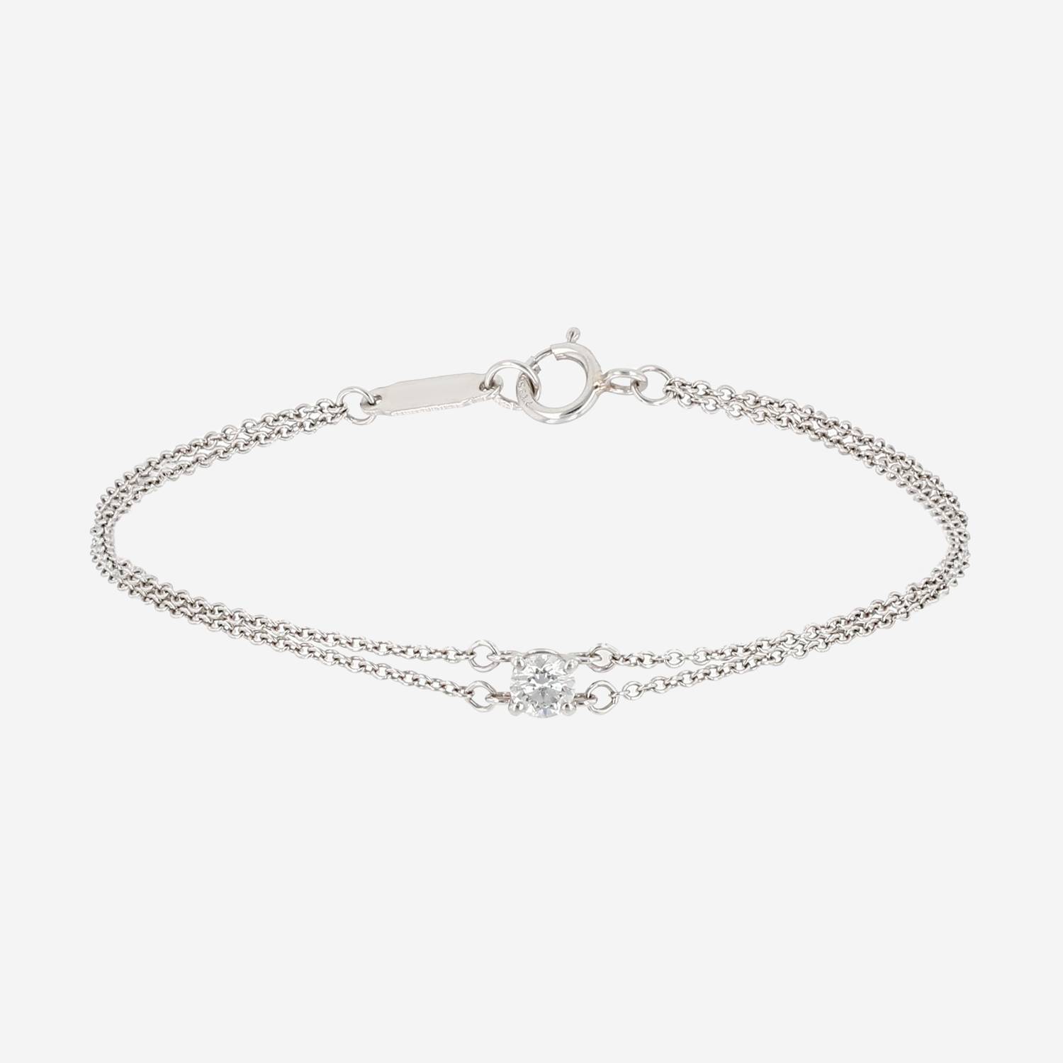 Bracciale Tiffany 
Co  in platino e diamante