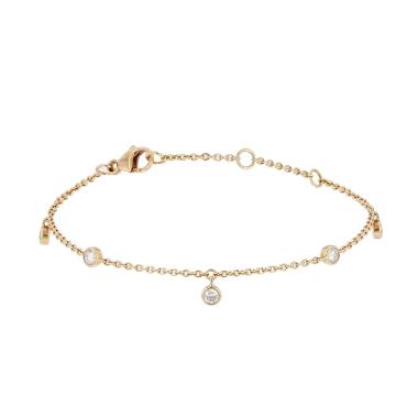 Bracciale De Beers Cléa in oro giallo e diamanti