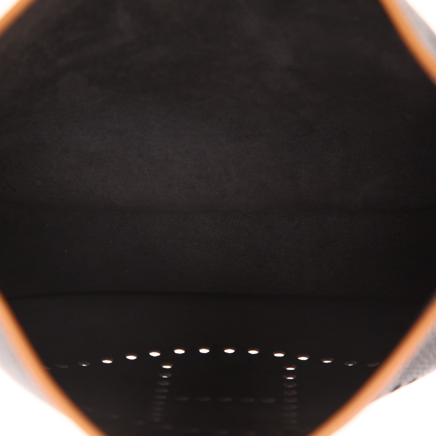 Hermès  Evelyne shoulder bag  in black and gold Ardenne leather - Detail D3