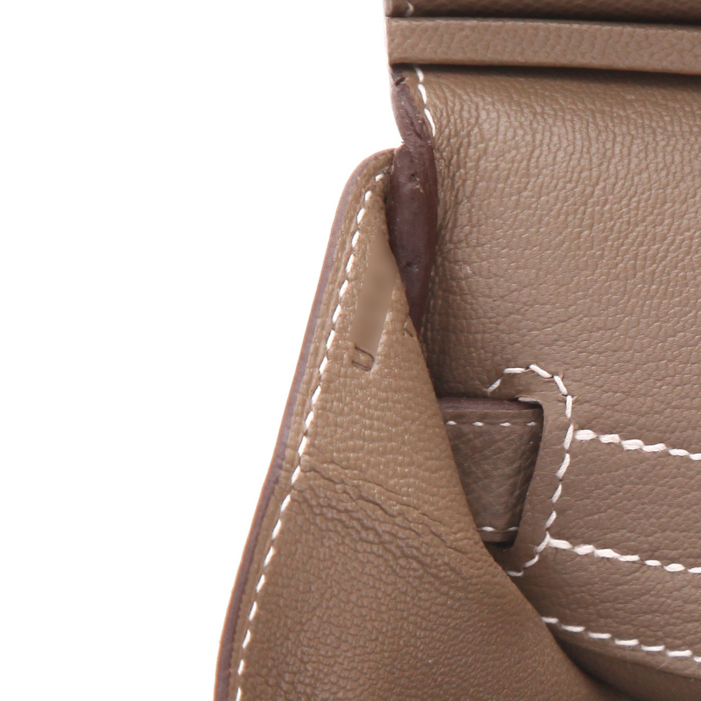 Borsa Hermès  Birkin 30 cm in pelle Epsom etoupe - Detail D4