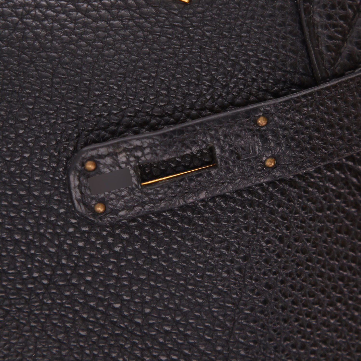 Borsa Hermès  Birkin 30 cm in pelle togo nera - Detail D4