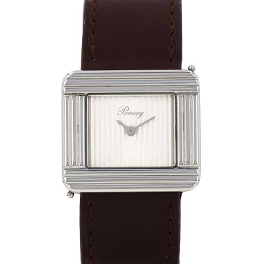 Reloj Poiray Ma Première de acero Circa 2010
