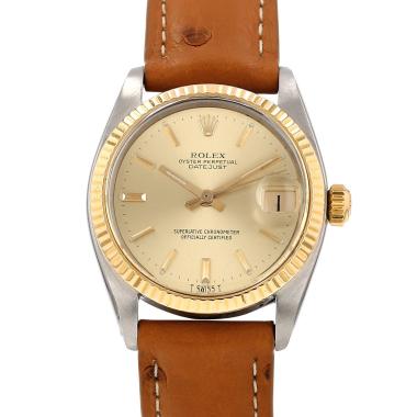 Reloj Rolex Datejust de oro y acero Ref: Rolex - 6827  Circa 1982