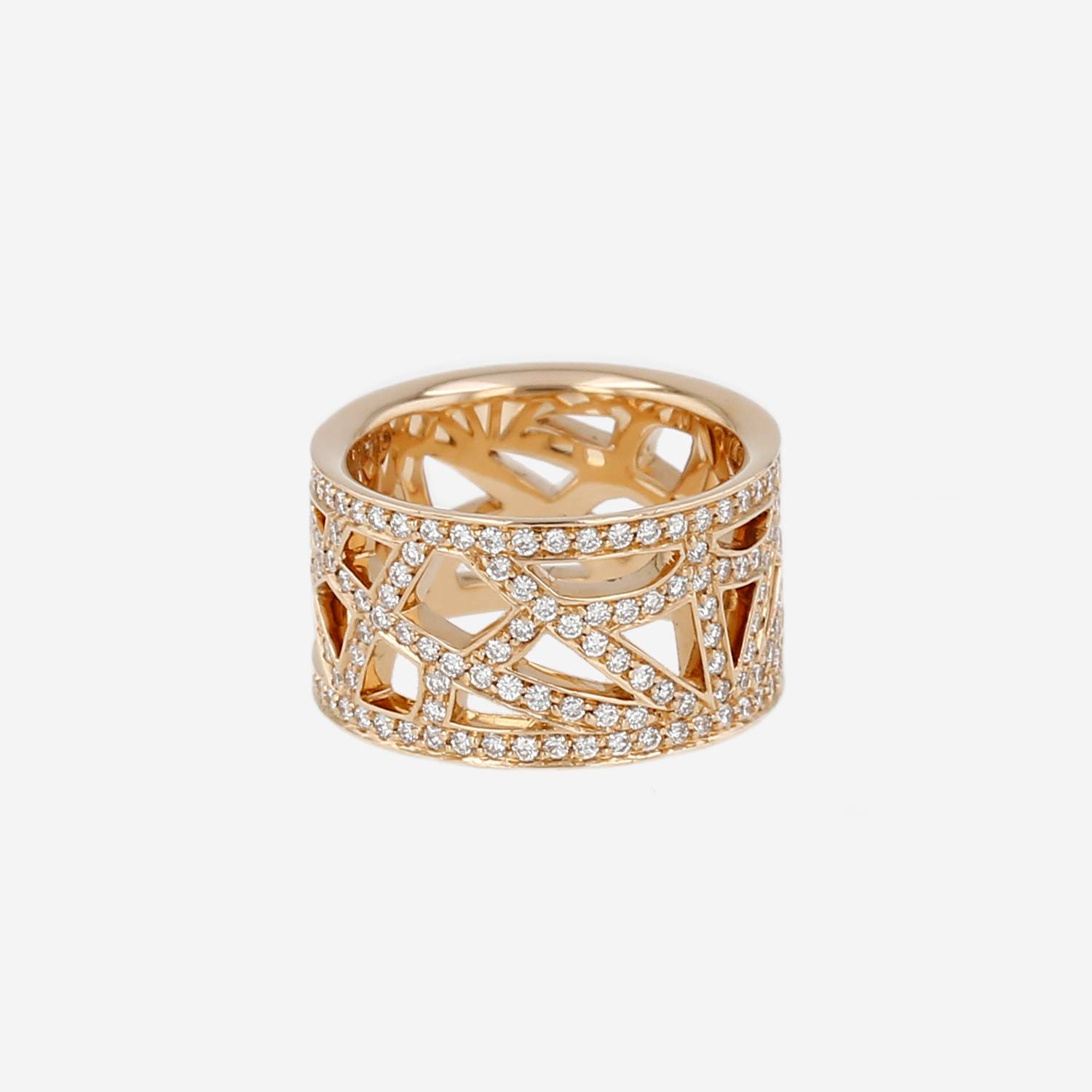 Sortija Chaumet Attrape Moi Si Tu M'Aimes de oro amarillo y diamantes