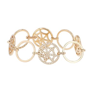 Bracelet Chaumet Attrape Moi Si Tu M'Aimes en or jaune et diamants