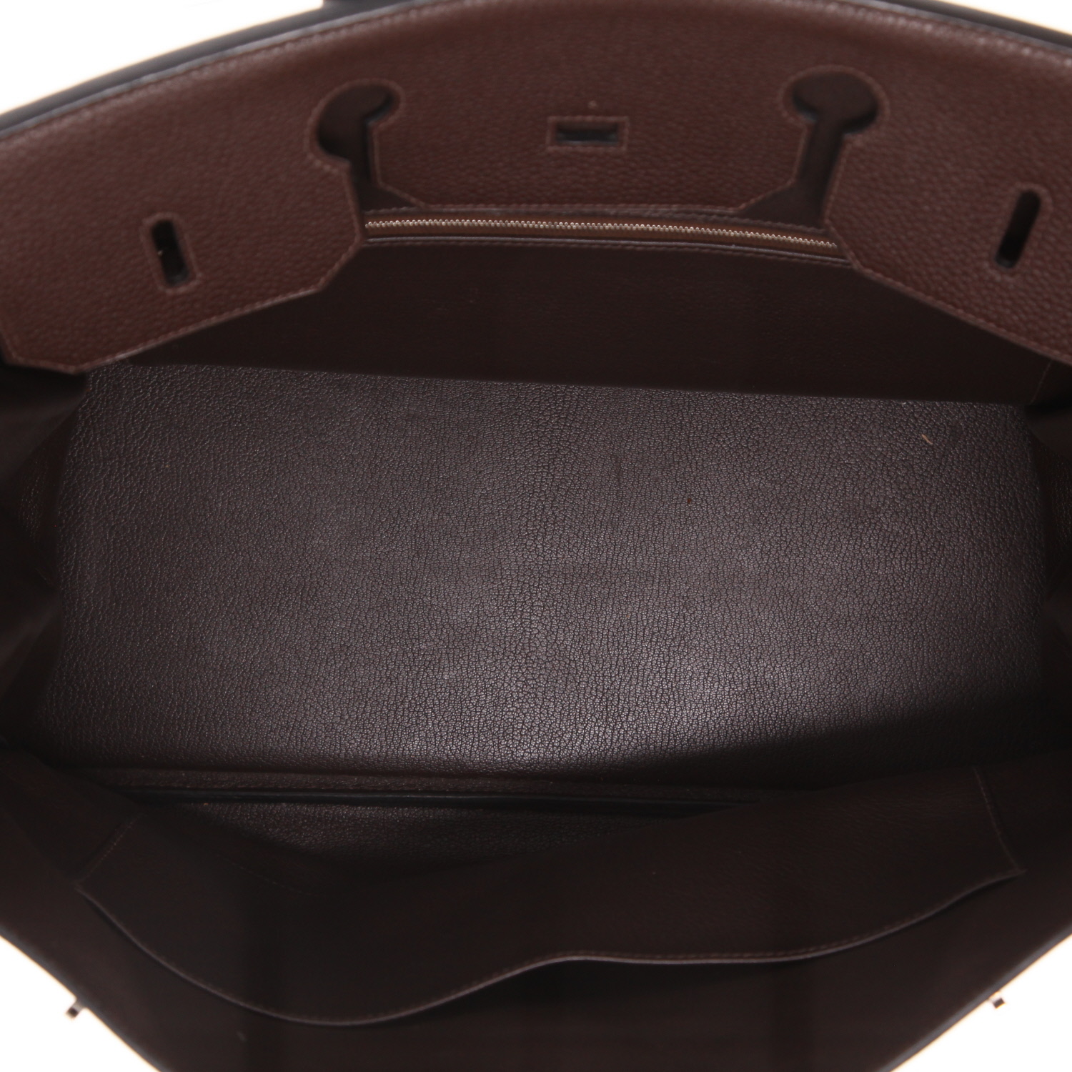 Sac à main Hermès  Birkin 40 cm en cuir togo marron - Detail D3