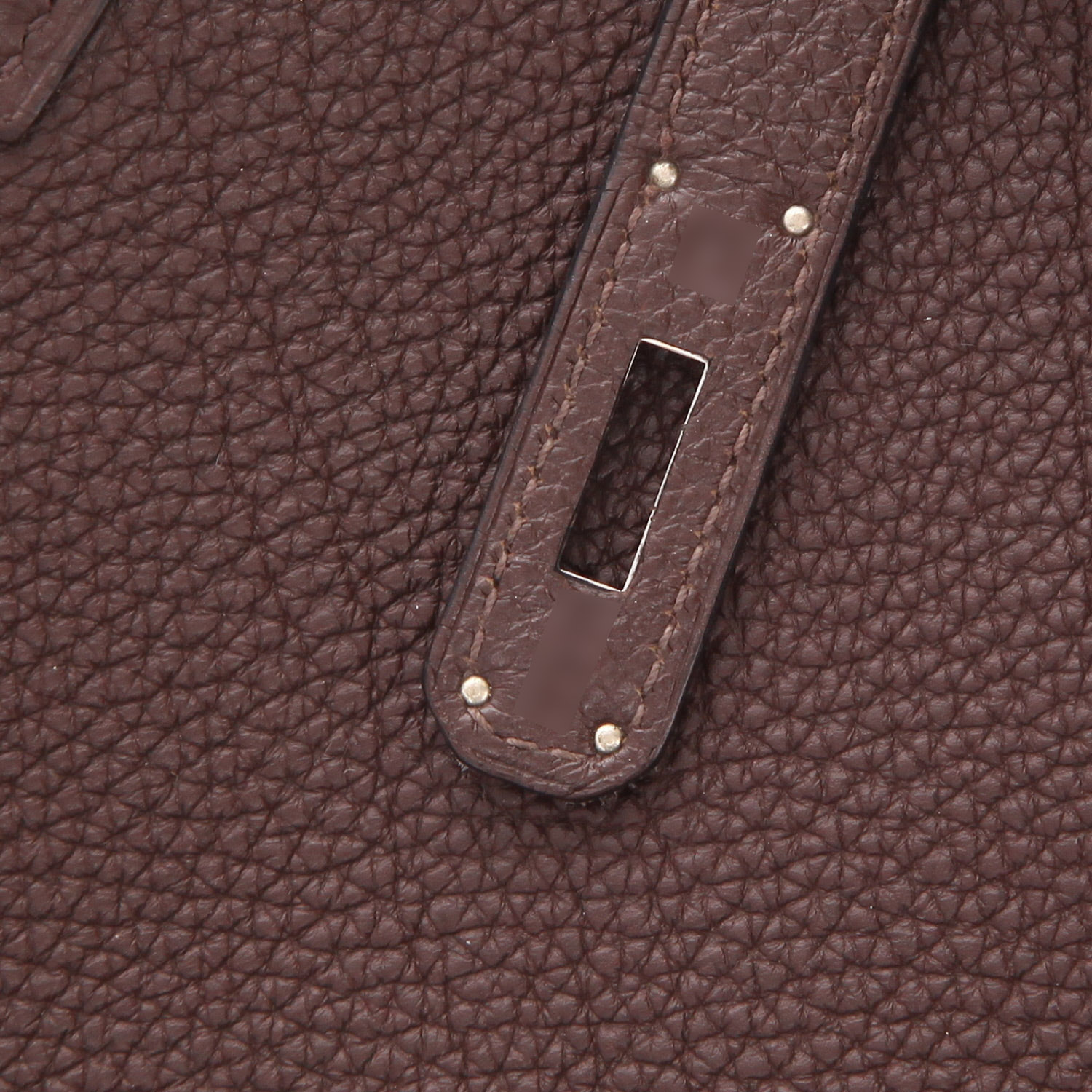 Sac à main Hermès  Birkin 40 cm en cuir togo marron - Detail D4