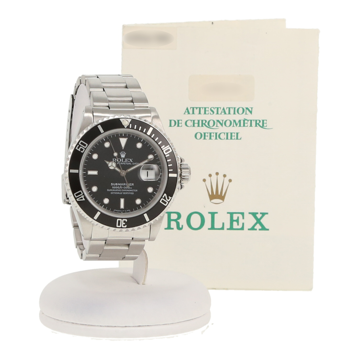 Rolex Submariner Date  in stainless steel Ref: Rolex - 16610  Circa 1994