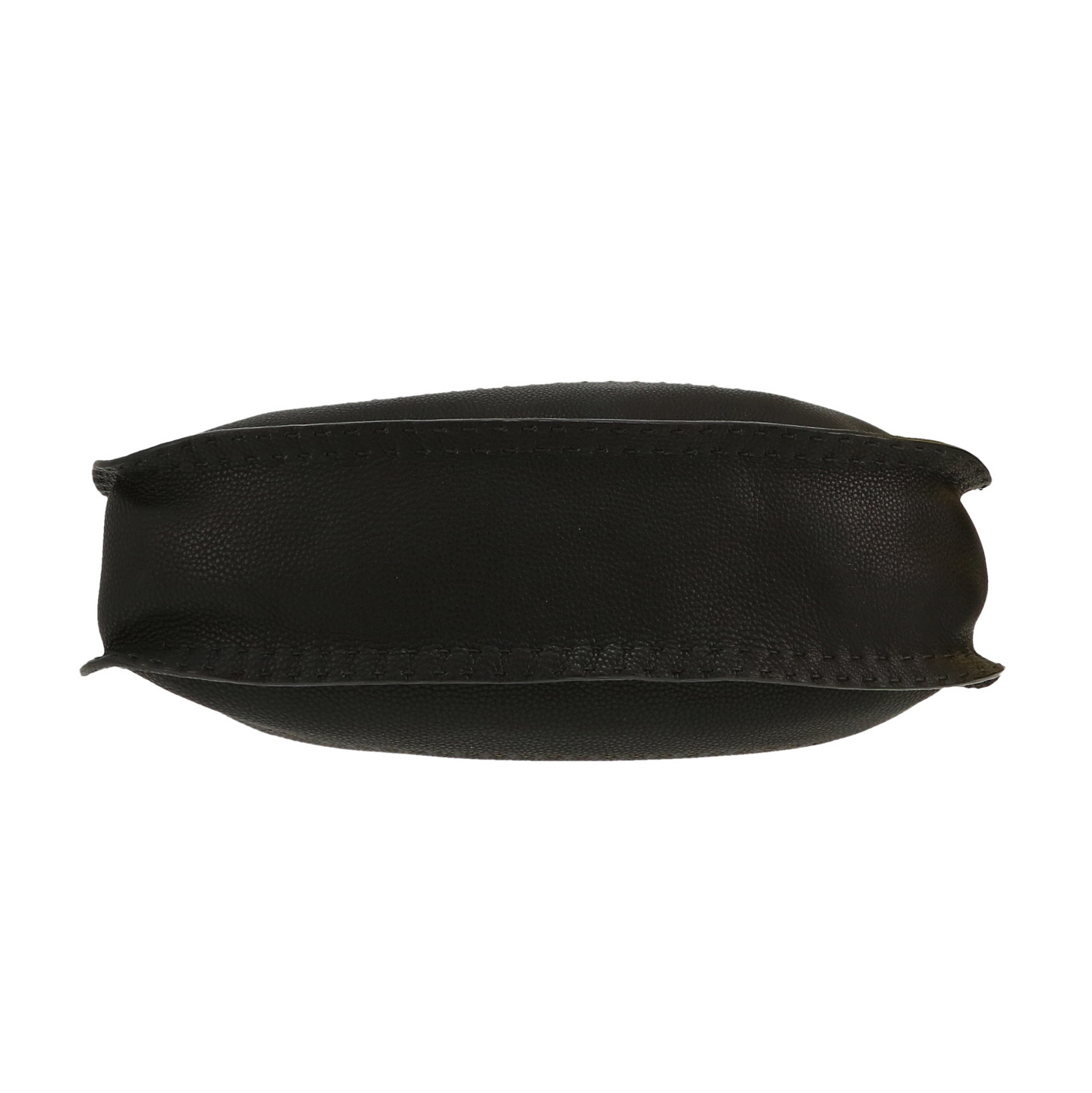 Sac à main Fendi   en cuir grainé noir - Detail D1