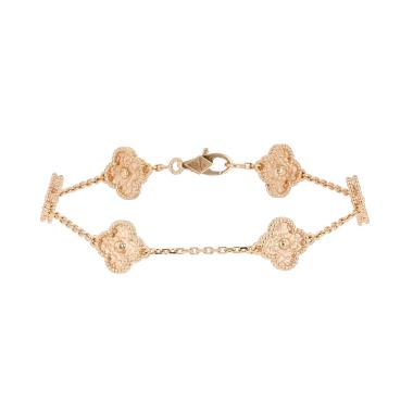 Bracciale Van Cleef 
Arpels Sweet Alhambra in oro rosa