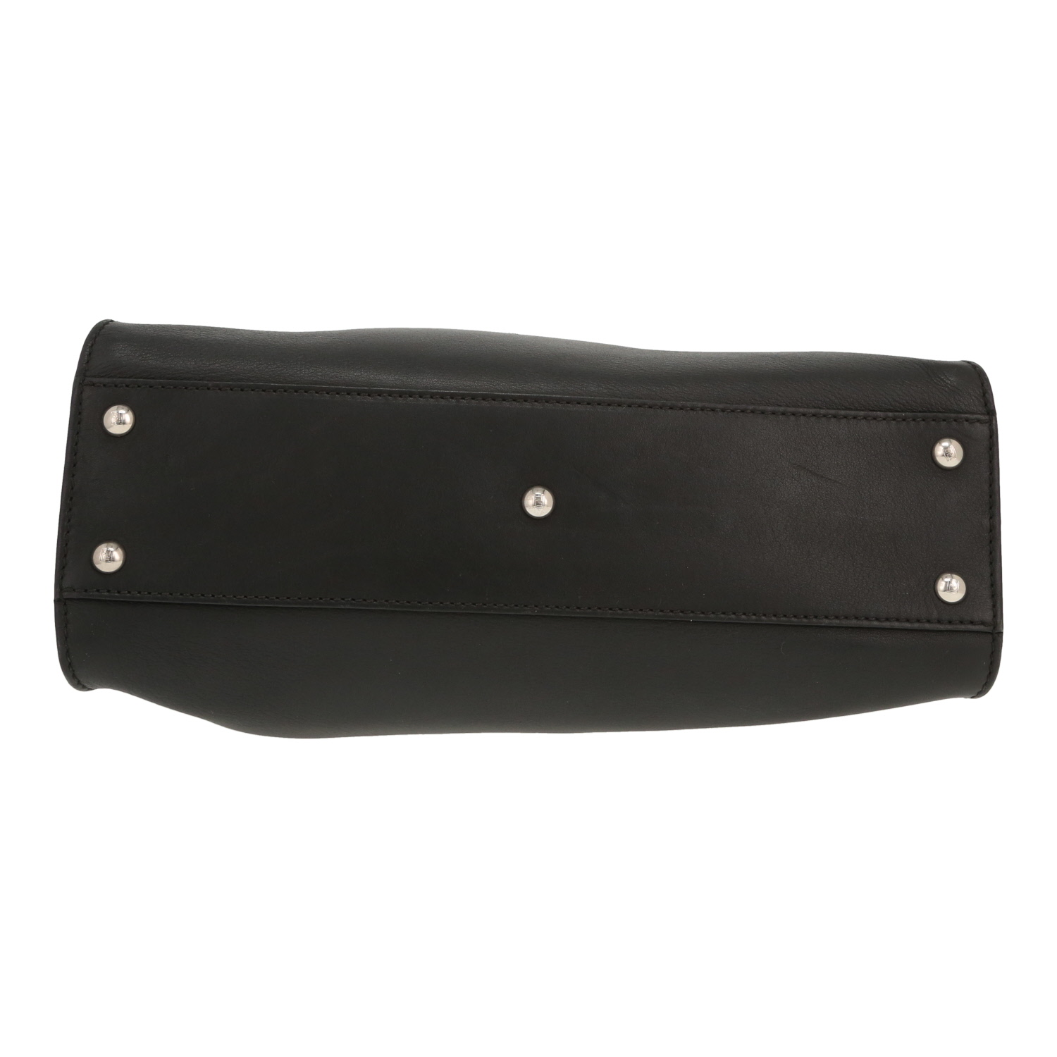 Bolso de mano Fendi  Peekaboo en cuero negro - Detail D1