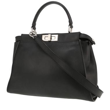 Bolso de mano Fendi  Peekaboo en cuero negro