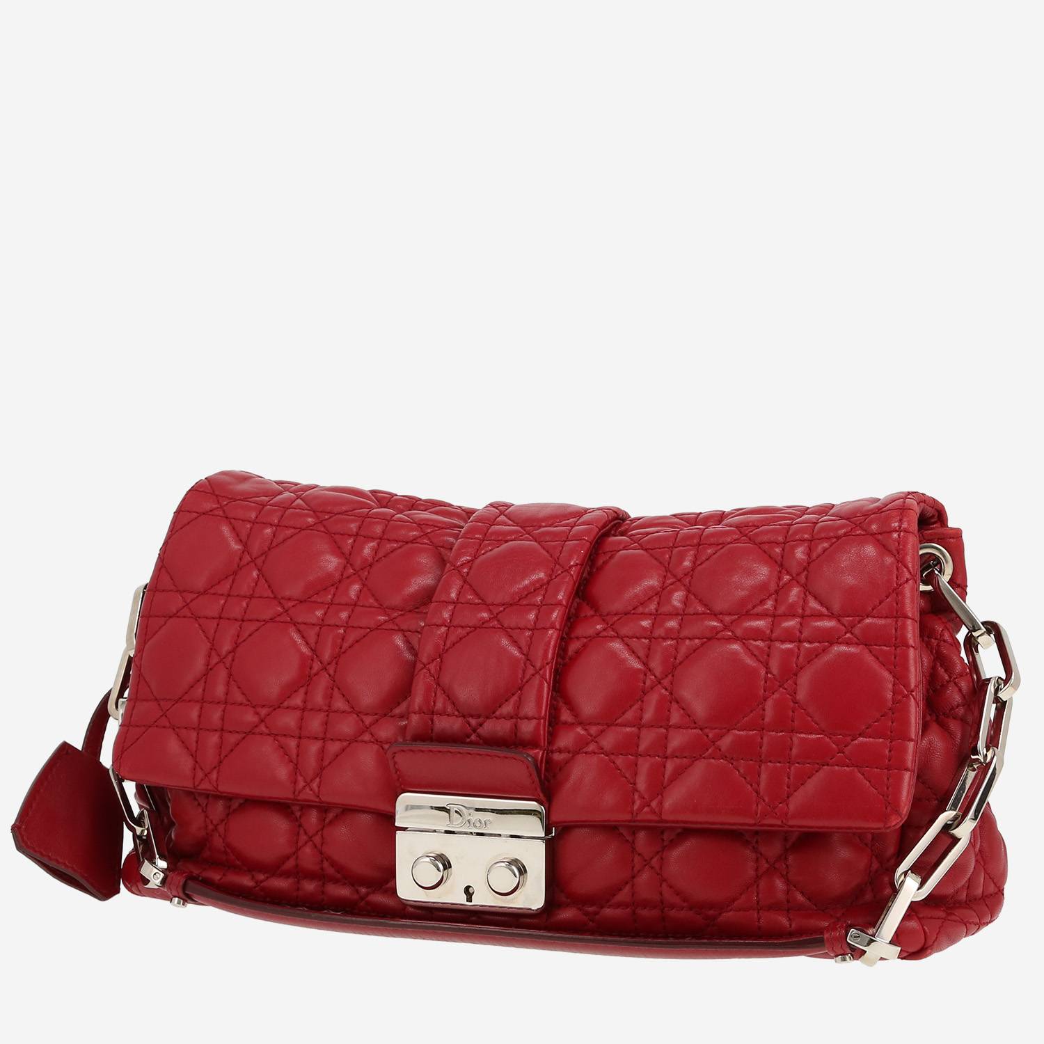 Dior Miss Dior handbag in red leather cannage