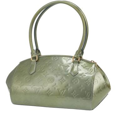 Bolso de mano Louis Vuitton  Sherwood en charol Monogram verde