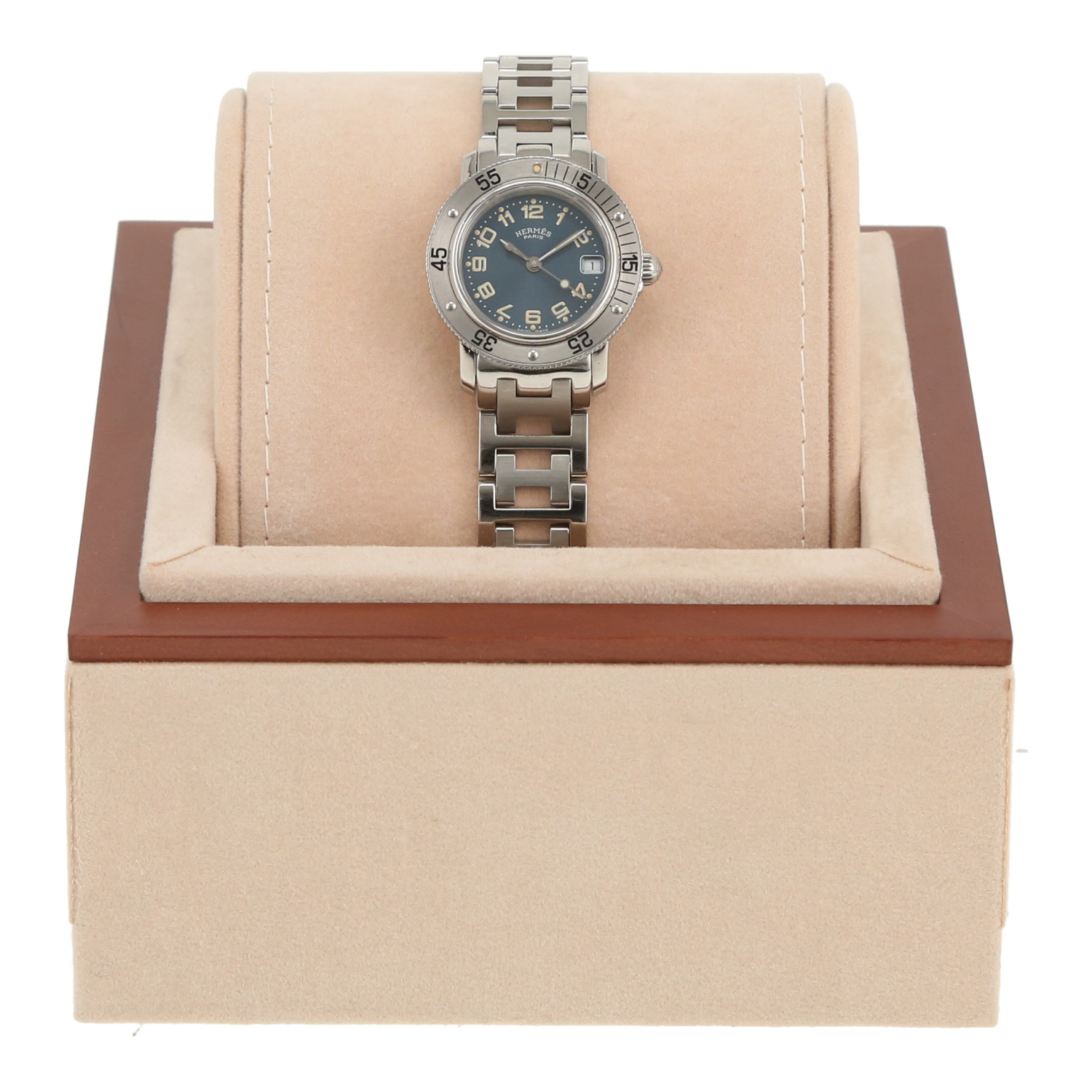 Hermès Clipper  in stainless steel Ref: Hermes - CL5.210  Circa 2000