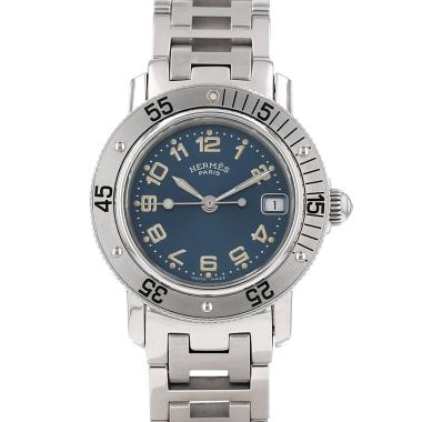 Orologio Hermès Clipper in acciaio Ref: Hermes - CL5.210  Circa 2000