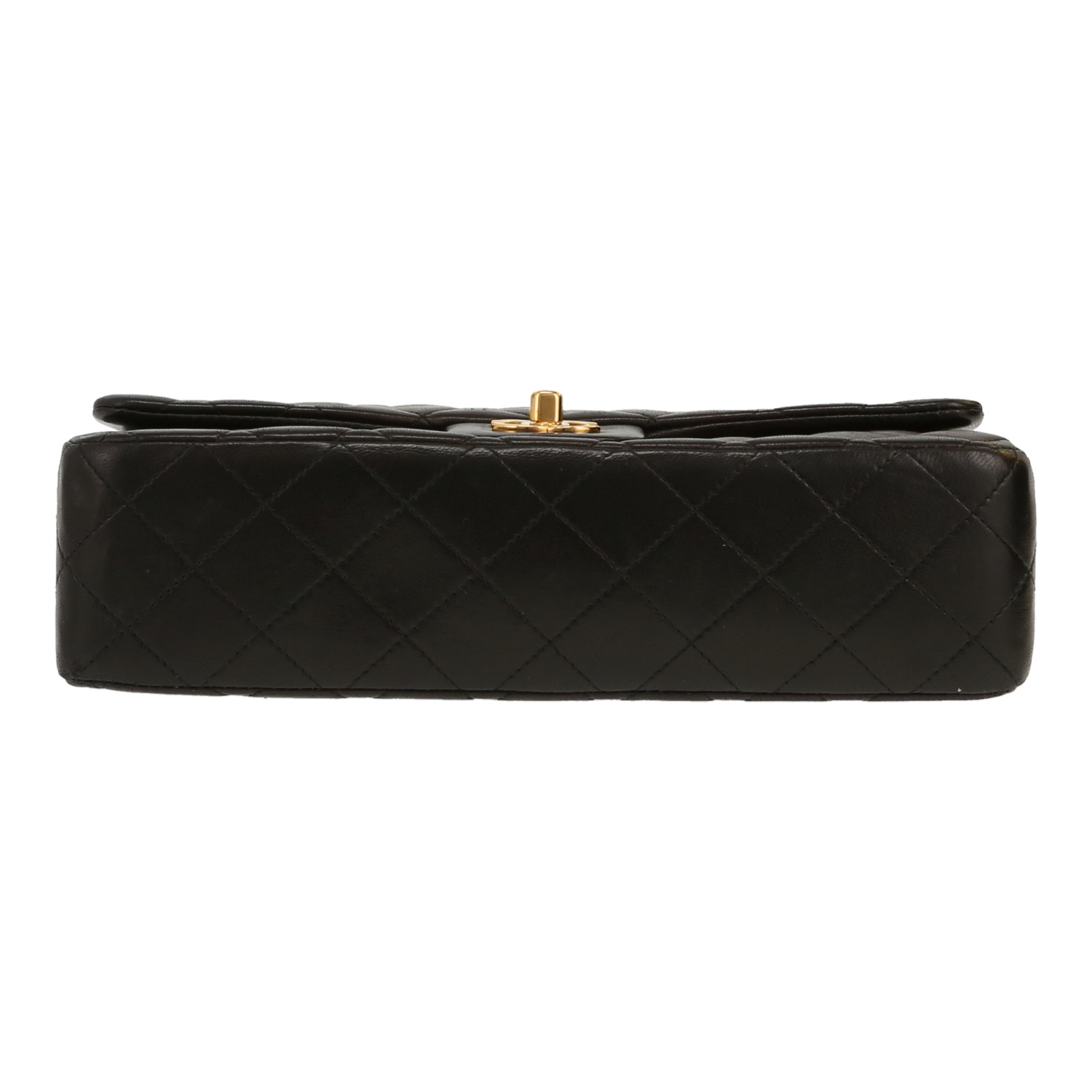 Chanel  Timeless Classic handbag  in black quilted leather - Detail D1