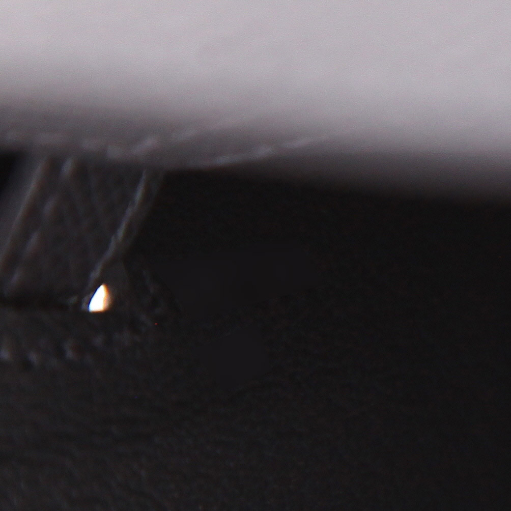 Hermès  Kelly 25 cm handbag  in grey Ardoise epsom leather - Detail D4