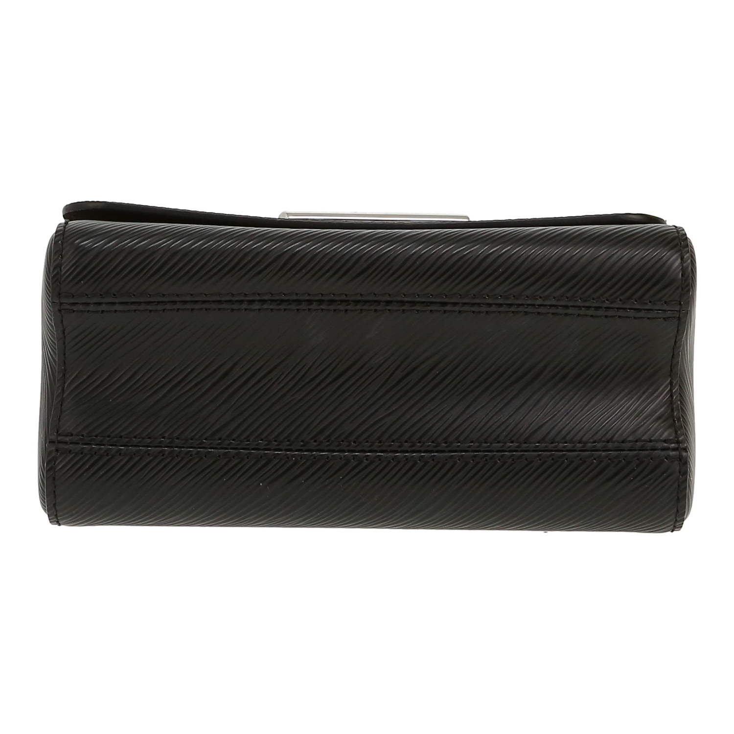 Bolso bandolera Louis Vuitton  Twist modelo pequeño  en cuero Epi negro - Detail D1
