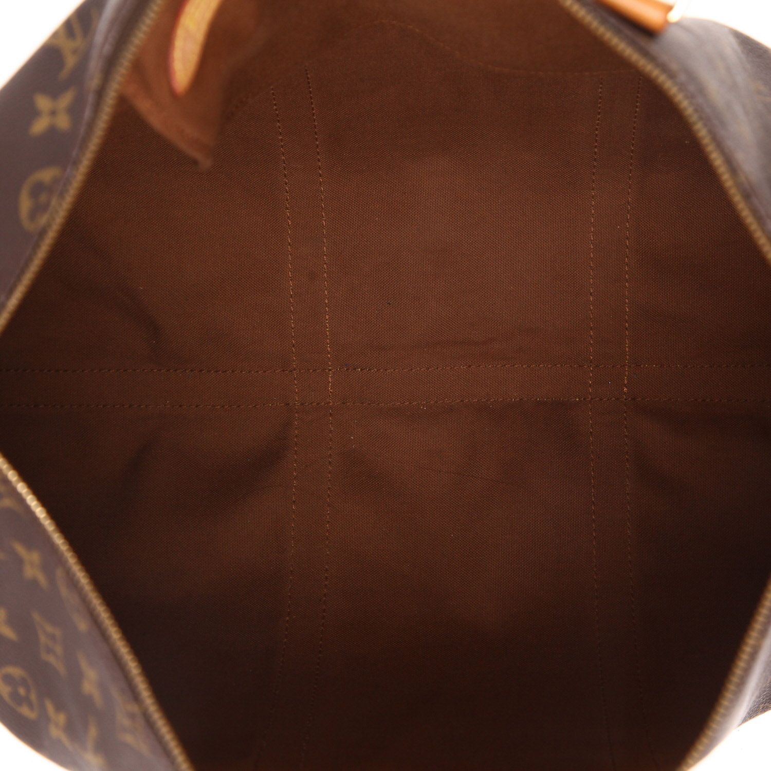 Borsa weekend Louis Vuitton  Flanerie in tela monogram e pelle naturale - Detail D3