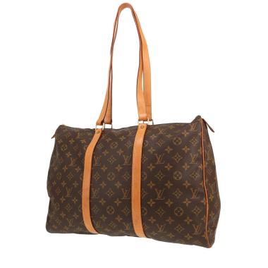 Louis Vuitton  Flanerie weekend bag  monogram canvas  and natural leather